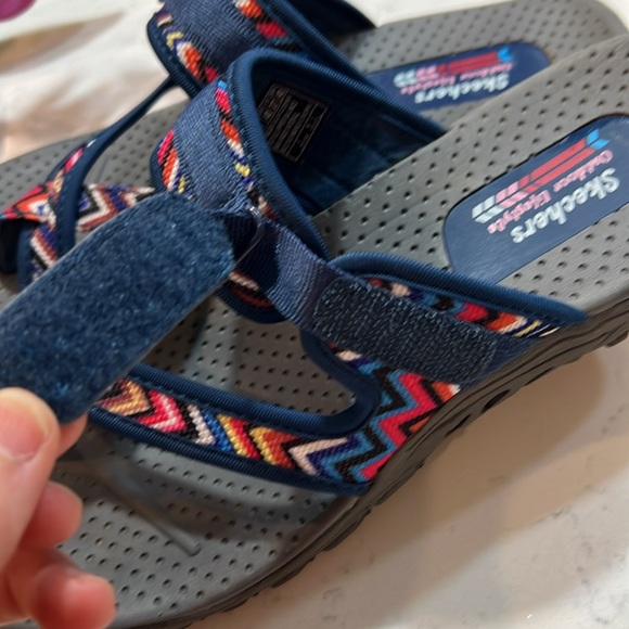 Skechers Women Reggae Zig Swag Outdoor Strappy  Sandals Size 10 - Picture 9 of 15